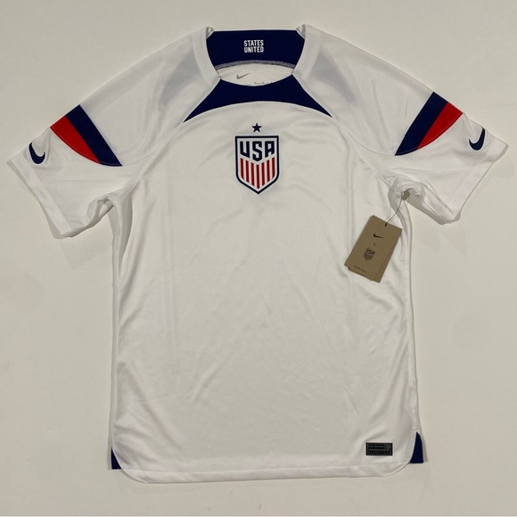 Mens Nike Dri-Fit USMNT 2022-23 Home Stadium Soccer Jersey     Size Medium - Picture 1 of 6